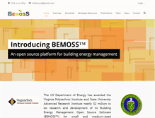 Tablet Screenshot of bemoss.org